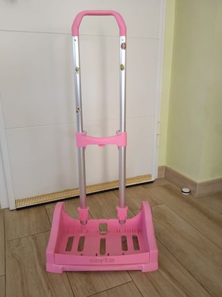 Carrito mochila colegio Safta rosa - escolar