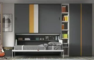 CAMA ABATIBLE CON ARMARIO KV