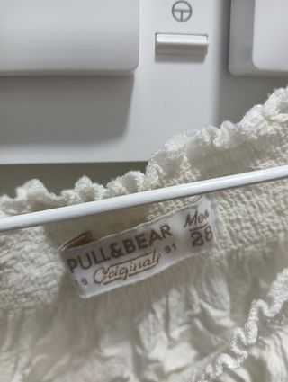 Blusa mesonera campesina blanca Feira franca