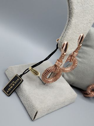 Conjunto Viceroy Chapado Oro Rosa 18k