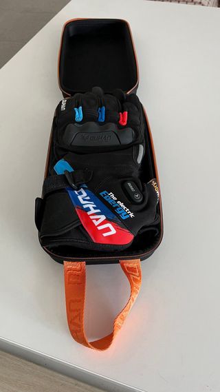 Guantes moto Duhan calefactables. Talla XL