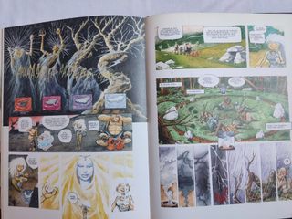 Cómic Los Trotabosques: sendero de fuentes mágicas