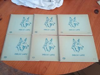 6 Cuadernos Dibujo Lapiz