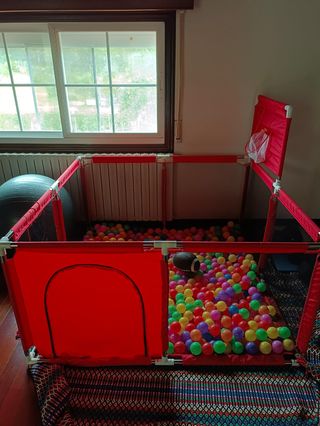 Piscina bolas infantil 125x125cm