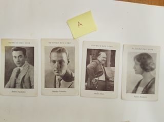 Glorias del Cine: cromos antiguos
