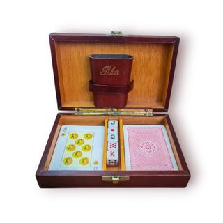 Estojo Jogos Vintage - Madeira