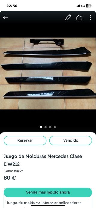 Molduras Mercedes Clase E W212