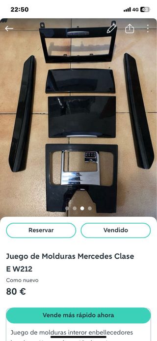 Molduras Mercedes Clase E W212