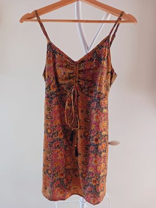 Vestido boho chic dorado de Luna Llena