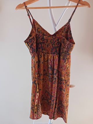 Vestido boho chic dorado de Luna Llena
