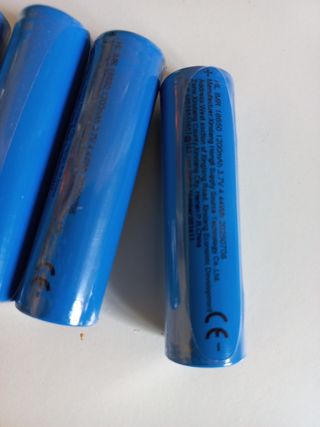 4 Baterías recargables HL IMR 18650 1200mh