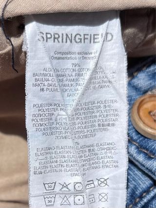 Vaqueros azul hombre