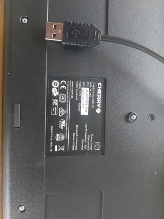 Teclado CHERRY KC 1000 SC - Negro