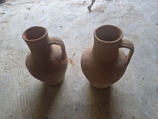 2 cántaros barro - artesanía