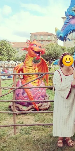 Vestido Zara medieval para Feira franca