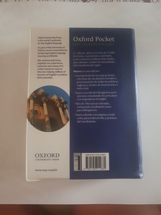 Diccionario Oxford Pocket para estudiantes de i...