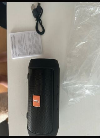 Altavoz Bluetooth portátil negro