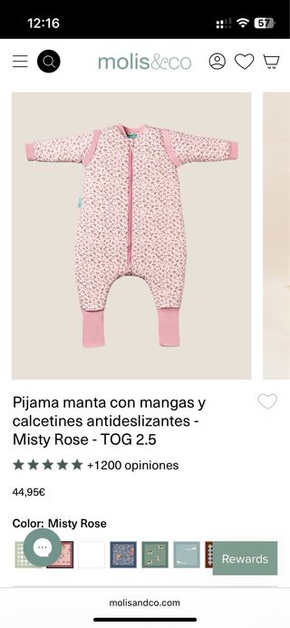 Dos sacos molis&co rosa
