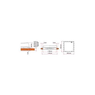 86,38€ Claraboya Fiamma Vent 40x40 Cristal