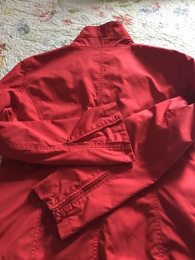 Cazadora roja Tommy Hilfiger mujer