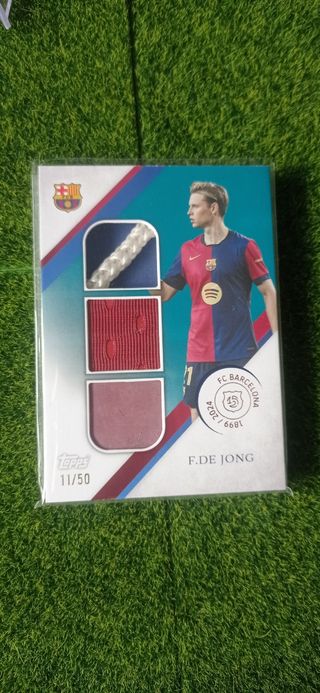 Frenkie de Jong 125 aniversario triple reliquia/50