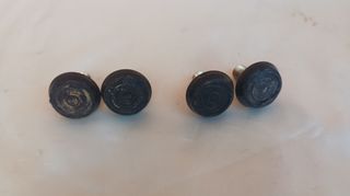 4 Piedini mobili vintage ottone