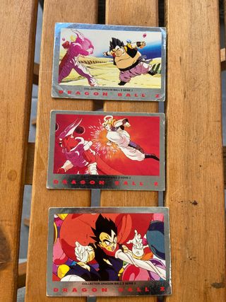 3 cartas Dragon Ball Z serie 2