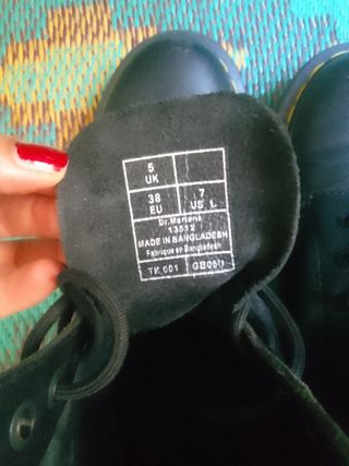 Botas Dr. Martens 38 Piel