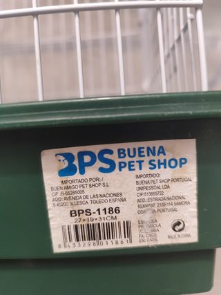 Jaula pajaros - Blanca y Verde