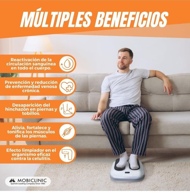 Ejercitador de piernas electrico