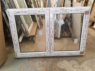 Ventana PVC blanca 750x1350mm