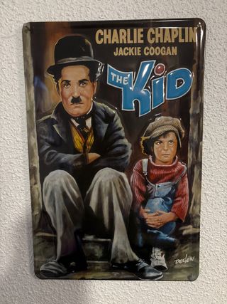 Chapa metálica El Chico- Chaplin