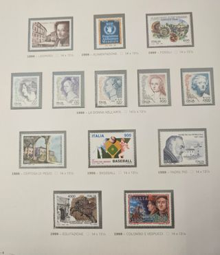 Francobolli Italia 1998: Tematici