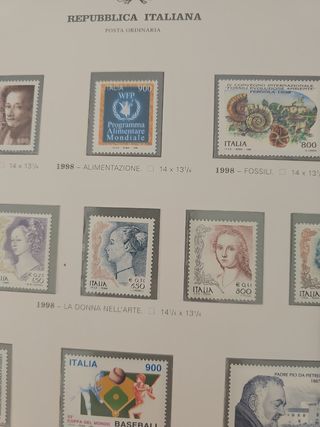Francobolli Italia 1998: Tematici