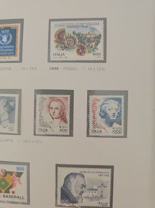 Francobolli Italia 1998: Tematici