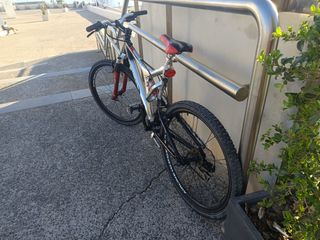 Bicicleta montaña doble suspensión