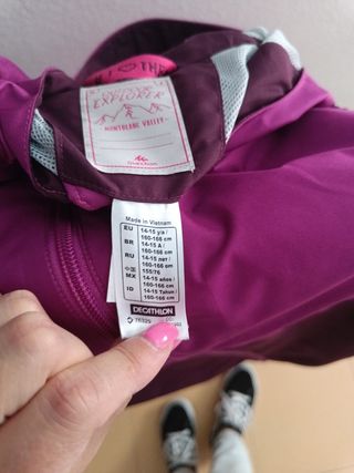 Chaqueta deportiva morada