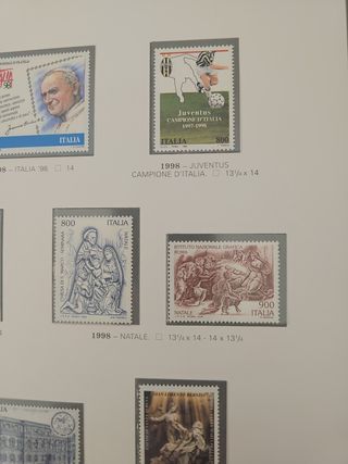 Francobolli Italia 1998: Lotto x10