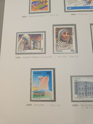 Francobolli Italia 1998: Lotto x10