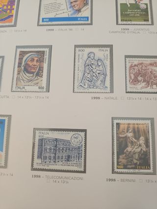 Francobolli Italia 1998: Lotto x10