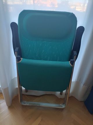 Tumbona Plegable Azul