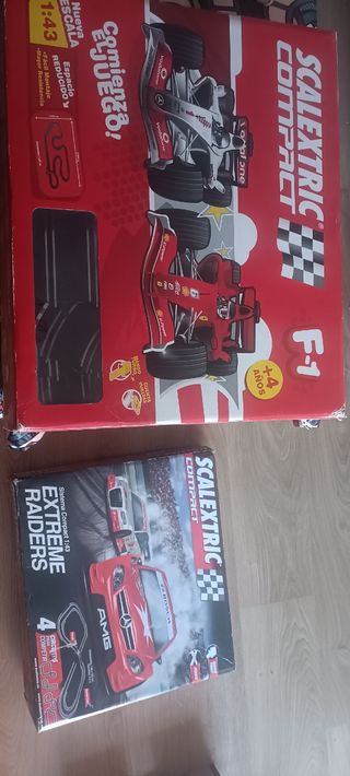 Scalextric Extreme Raiders 1:43 y Scalextric F1