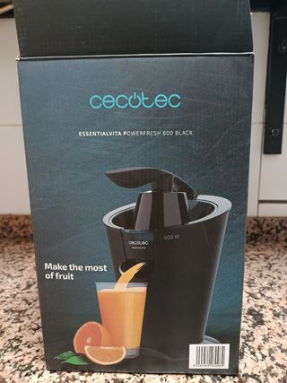 Exprimidor Cecotec Powerfresh 600 Negro