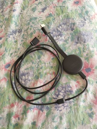 Chromecast - dispositivo HDMI negro