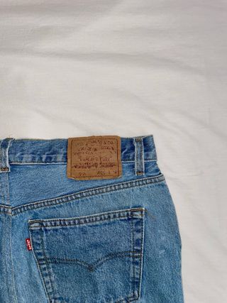 Pantalones Vaqueros Levis azules 501 Vintage M 42