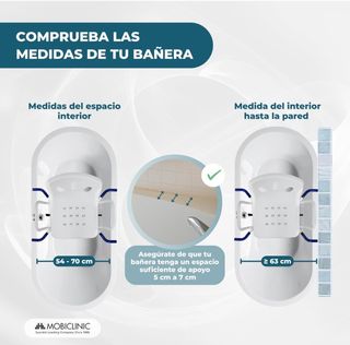 Silla baño giratoria 360º