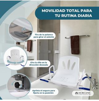 Silla baño giratoria 360º