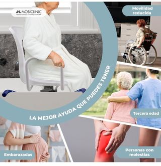 Silla baño giratoria 360º