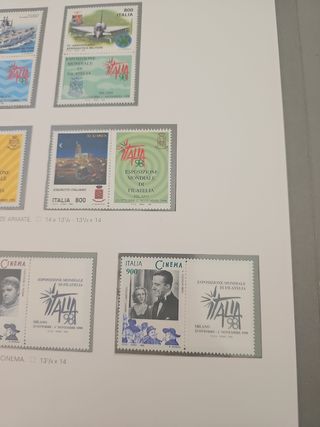 Francobolli Italia 1998: 7 pezzi