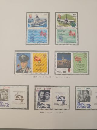 Francobolli Italia 1998: 7 pezzi